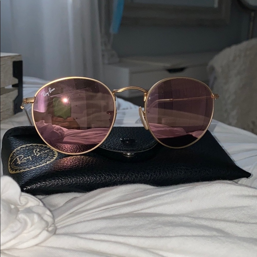 Authentic Ray-Ban Round Flash Lenses